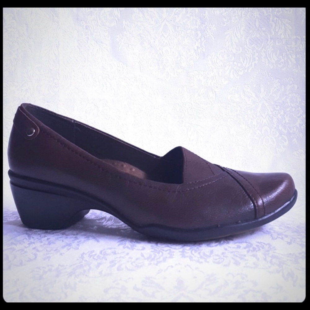 Hush Puppies Brown Leather Loafers